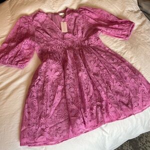 Rachel Parcell Pink Pace Dress Size 14